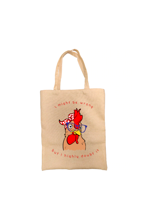 Chicken Tote Bag, Chicken Bag, Personalised Tote Bag